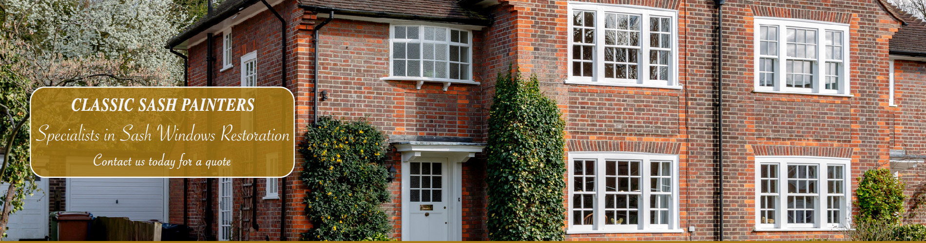 Classic Sash Painters Specialists in Sash Windows Restoration